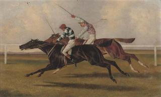 Alfred Wheeler - The Duke of Beaufort\'s Petronelle and the Duke of Hamilton\'s Moonshine