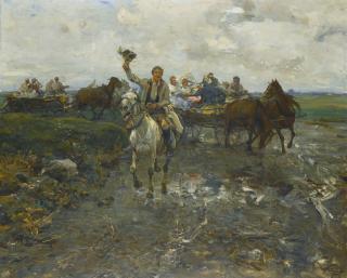 Alfred Wierusz-Kowalski - Polish polish Wedding Procession