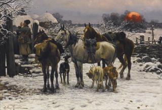 Alfred Wierusz-Kowalski - Polish returning Home