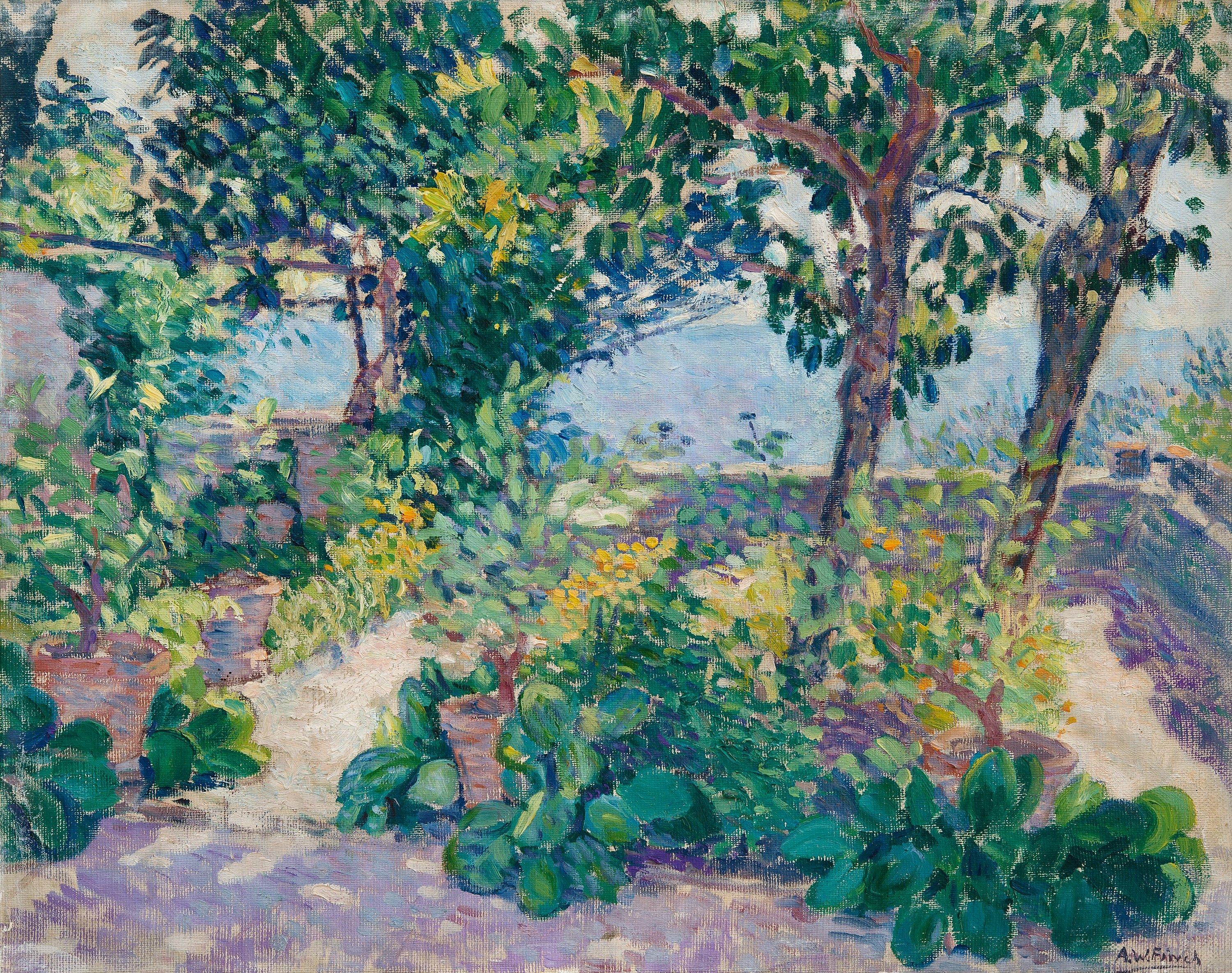 Alfred William Finch - Terrace In Fiesole.