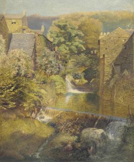 Alfred William Hunt, R.W.S - Ambleside Mill, Westmoreland, Cumbria