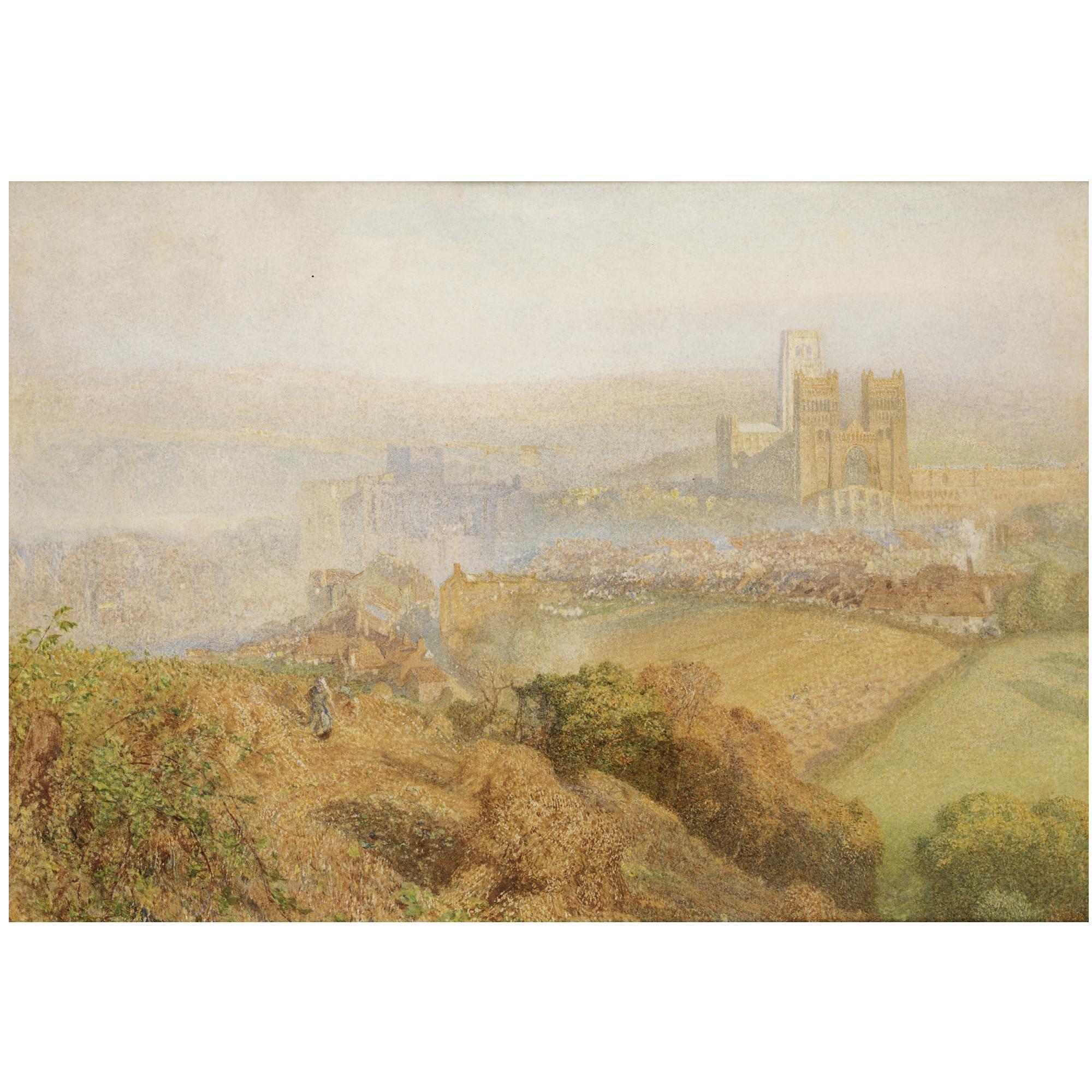 Alfred William Hunt R.W.S. - British Durham, Misty With Colliery Smoke.