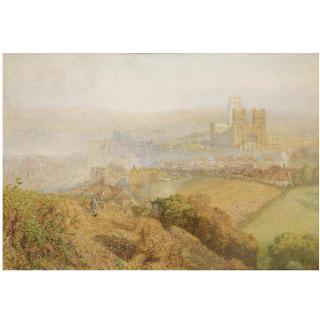 Alfred William Hunt R.W.S. - British Durham, Misty With Colliery Smoke.