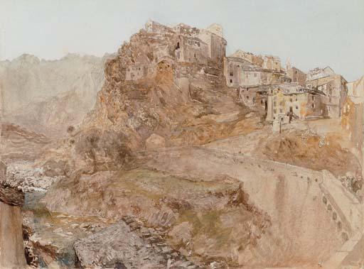 Alfred William Hunt, R.W.S. - Corte, Corsica