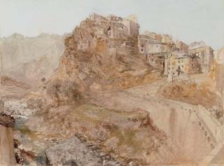 Alfred William Hunt, R.W.S. - Corte, Corsica