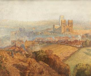 Alfred William Hunt, R.W.S - Durham, misty with colliery smoke