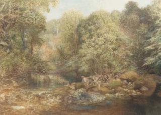 Alfred William Hunt, R.W.S. - Rokeby, Yorkshire