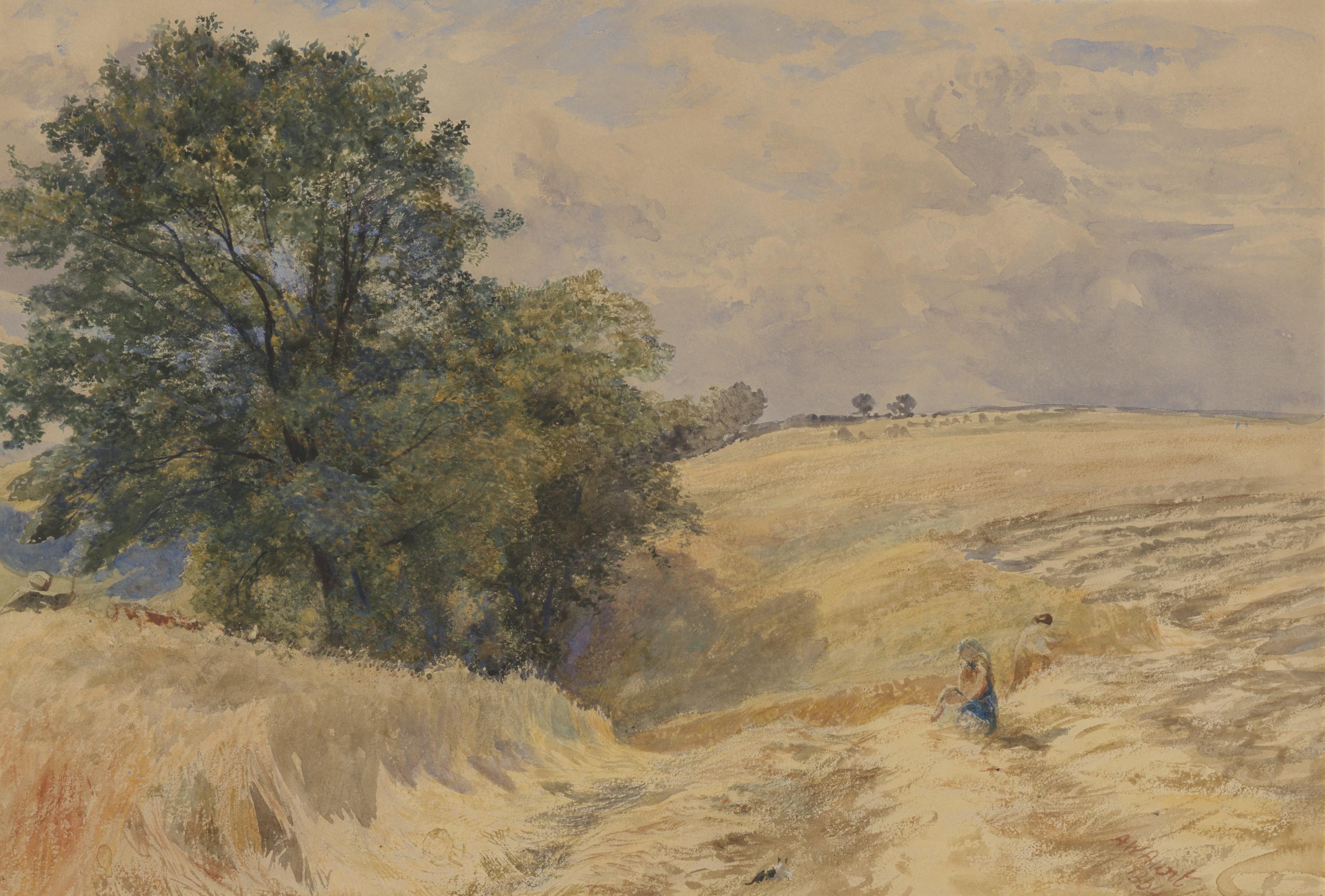 Alfred William Hunt, R.W.S - The hayfield