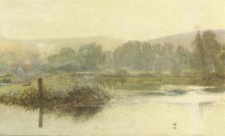 Alfred William Hunt, R.W.S. - The Upper Thames