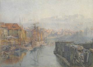 Alfred William Hunt, R.W.S. - Whitby Harbour