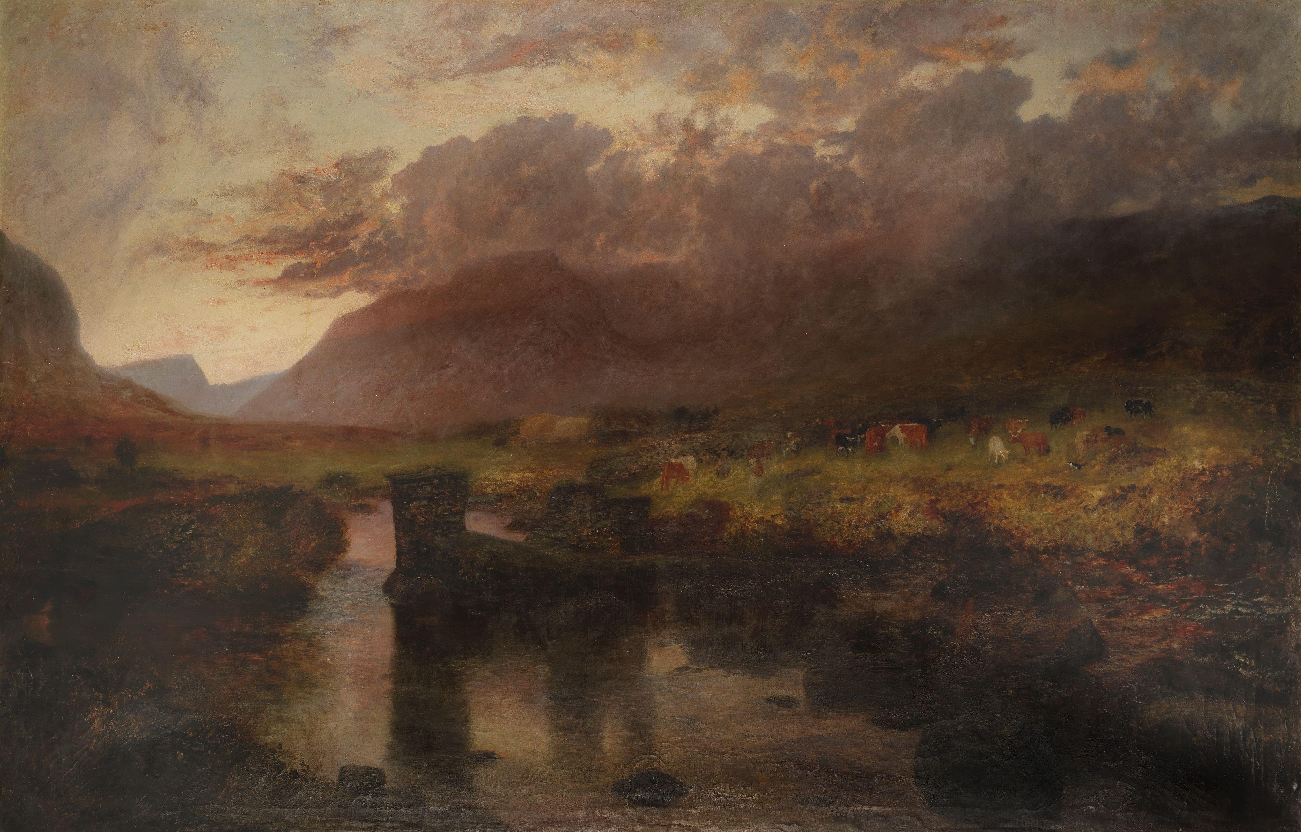 Alfred William Hunt - \'From mount to mount through cloudland\'