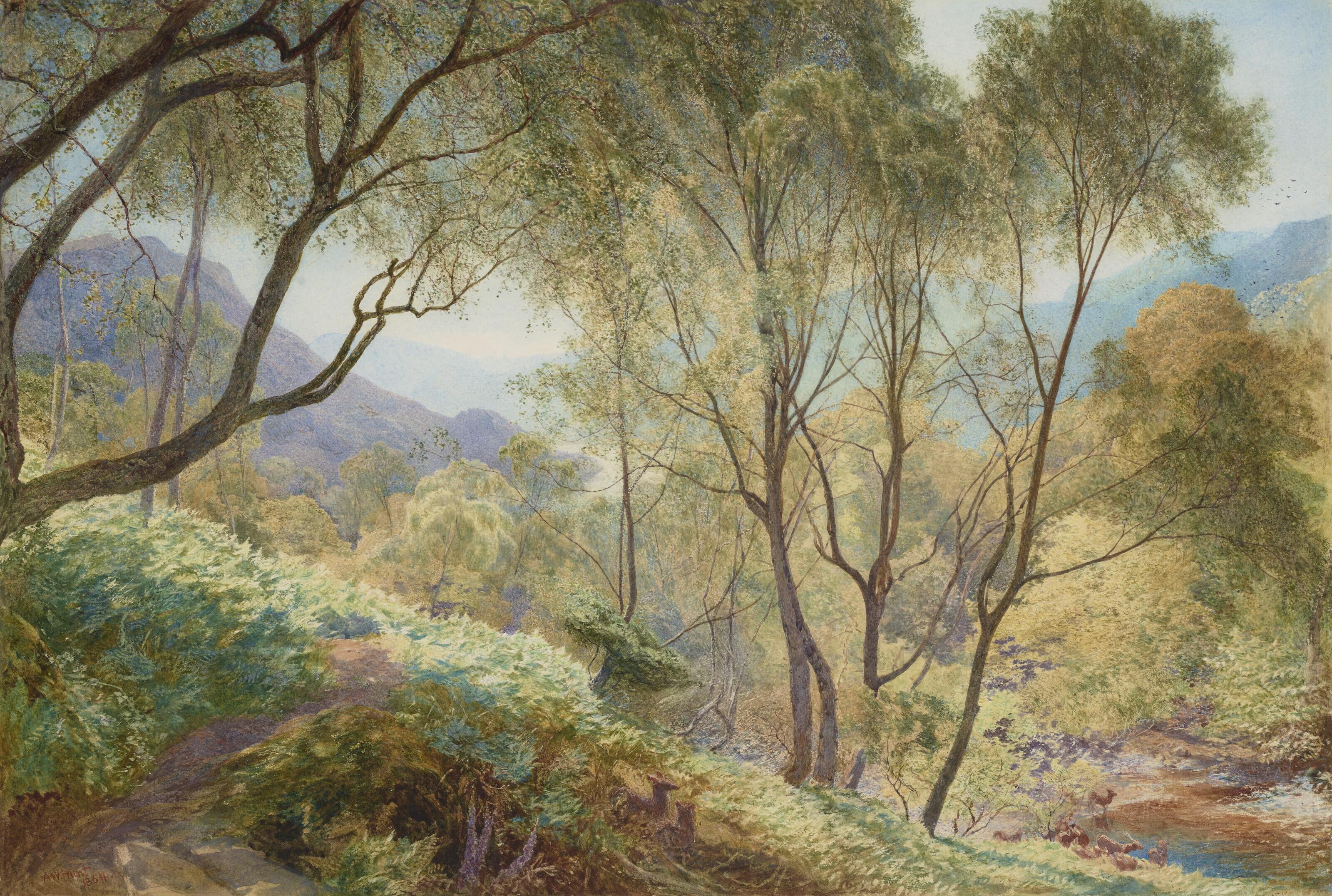 Alfred William Hunt - Ullswater from Gowbarrow Park