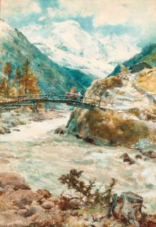 Alfred William Strutt - The angry visp