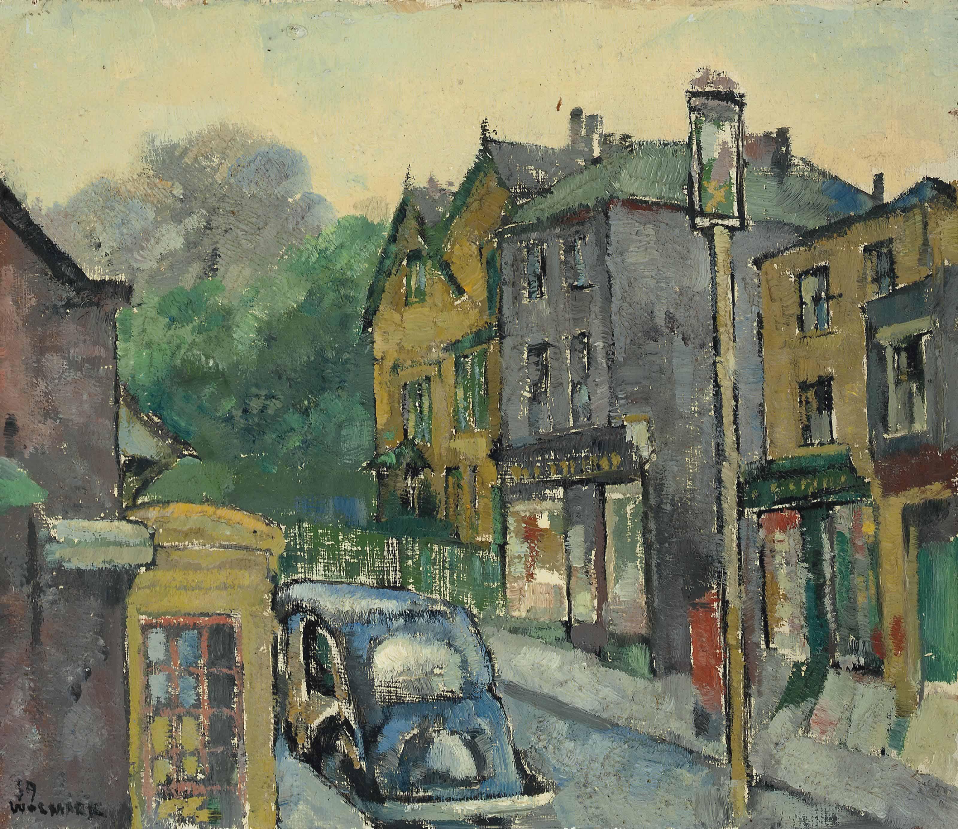 Alfred Wolmark, R.A. - North End, Hampstead