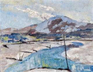 Alfred Wolmark - Landscape, Wales