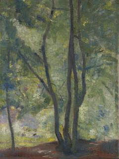 Alfred Wolmark - Light through trees
