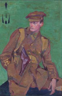 Alfred Wolmark - Portrait Of A Young Officer