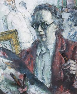 Alfred Wolmark - Self-portrait