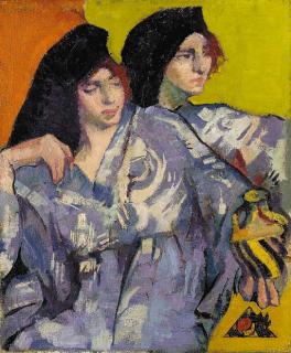Alfred Wolmark - Two girls