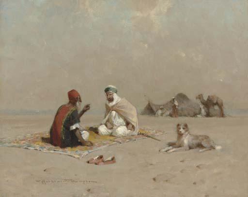 Alfred Wordsworth Thompson - Respite in the Desert