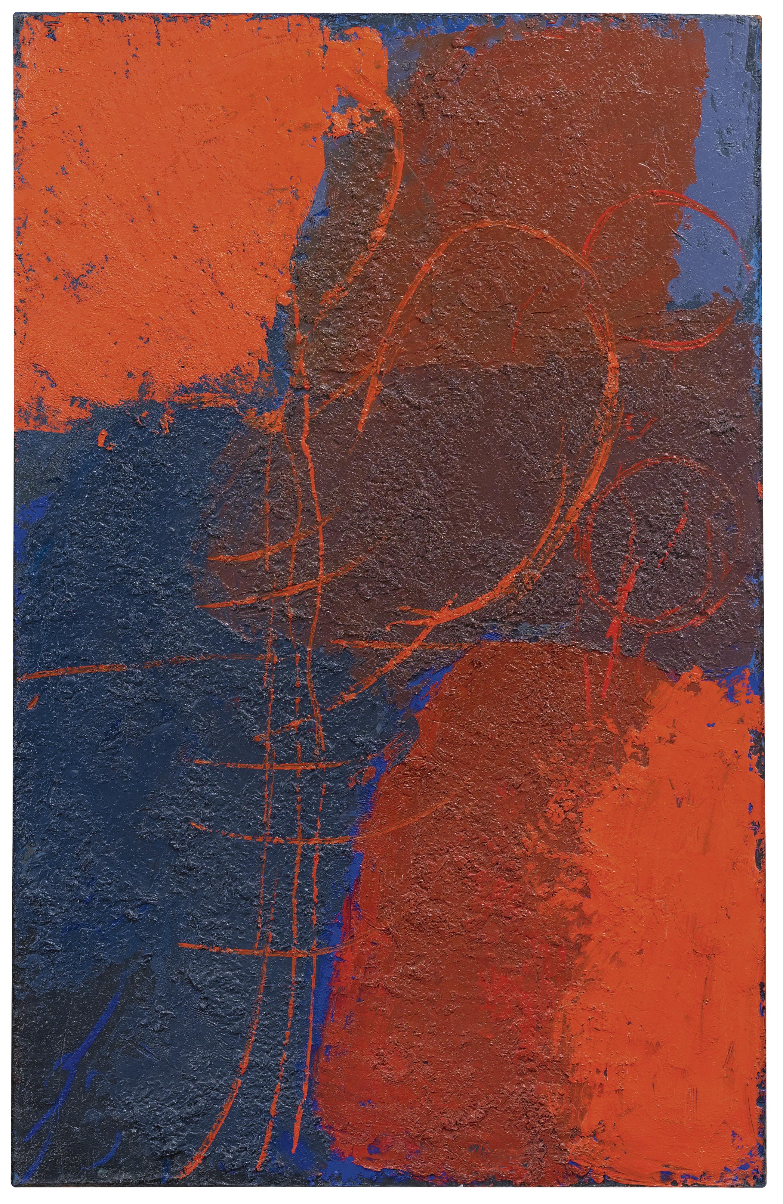 Alfredo Chighine - Rosso Blu Con Immagine