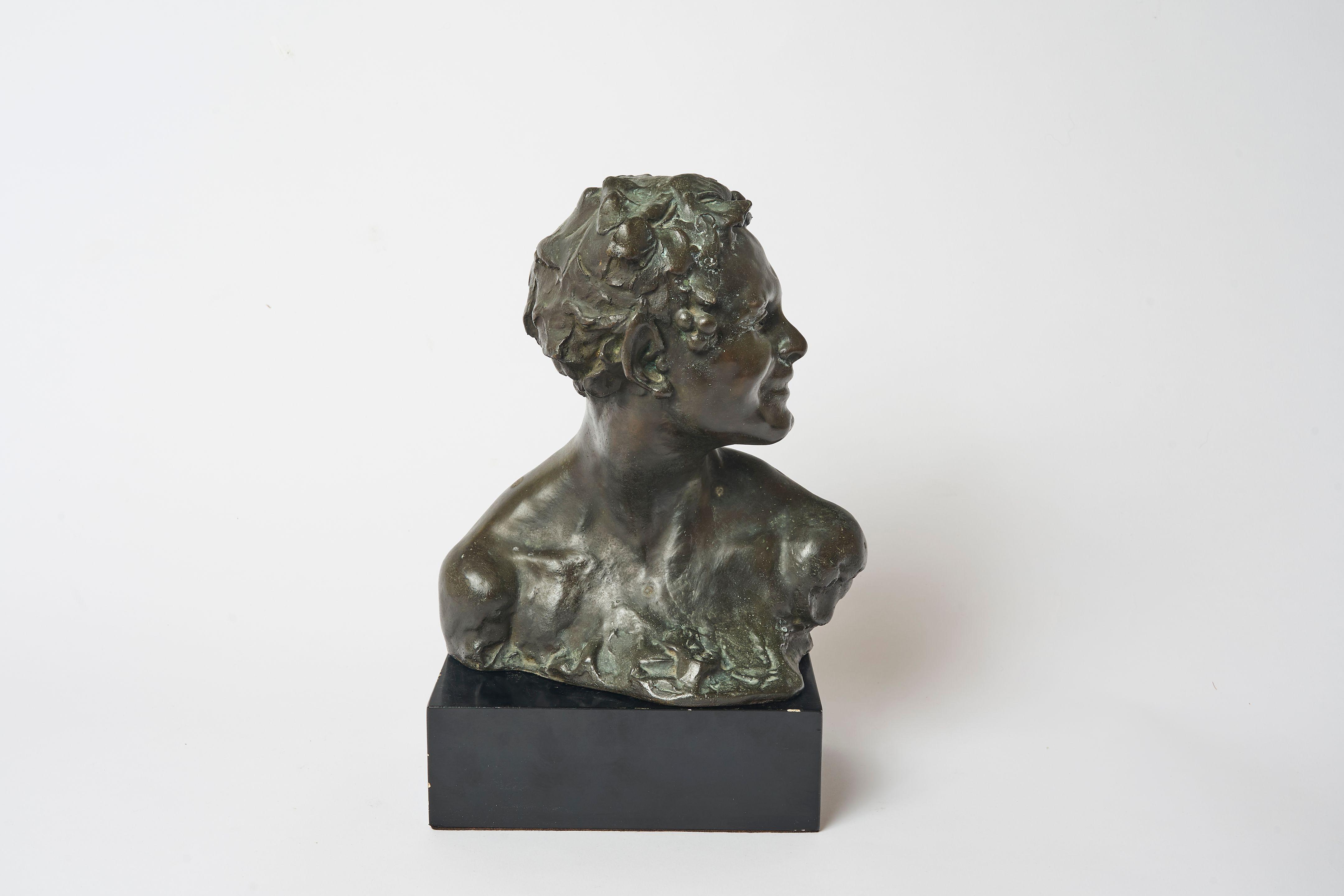 Alfredo Pina - Head of Bacchus height: 25.0 cm (excluding plinth)