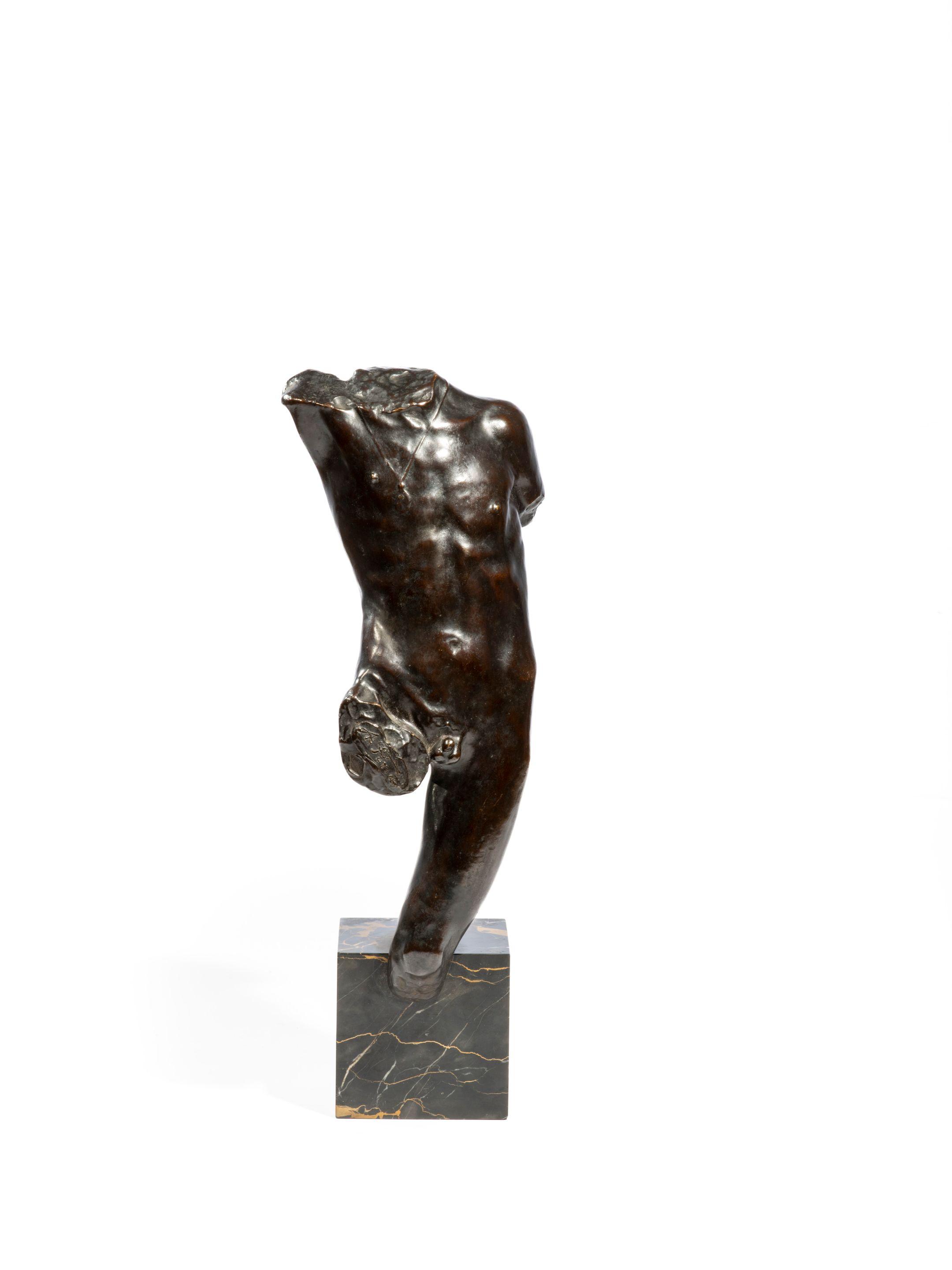 Alfredo Pina - Modèle en bronze représentant un Torse d\'homme, vers 1940