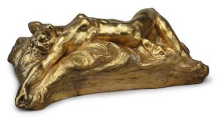 Alfredo Pina - Reclining Female Nude