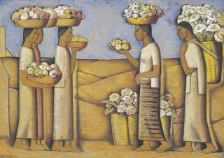 Alfredo Ramos Martínez - Flores tropicales