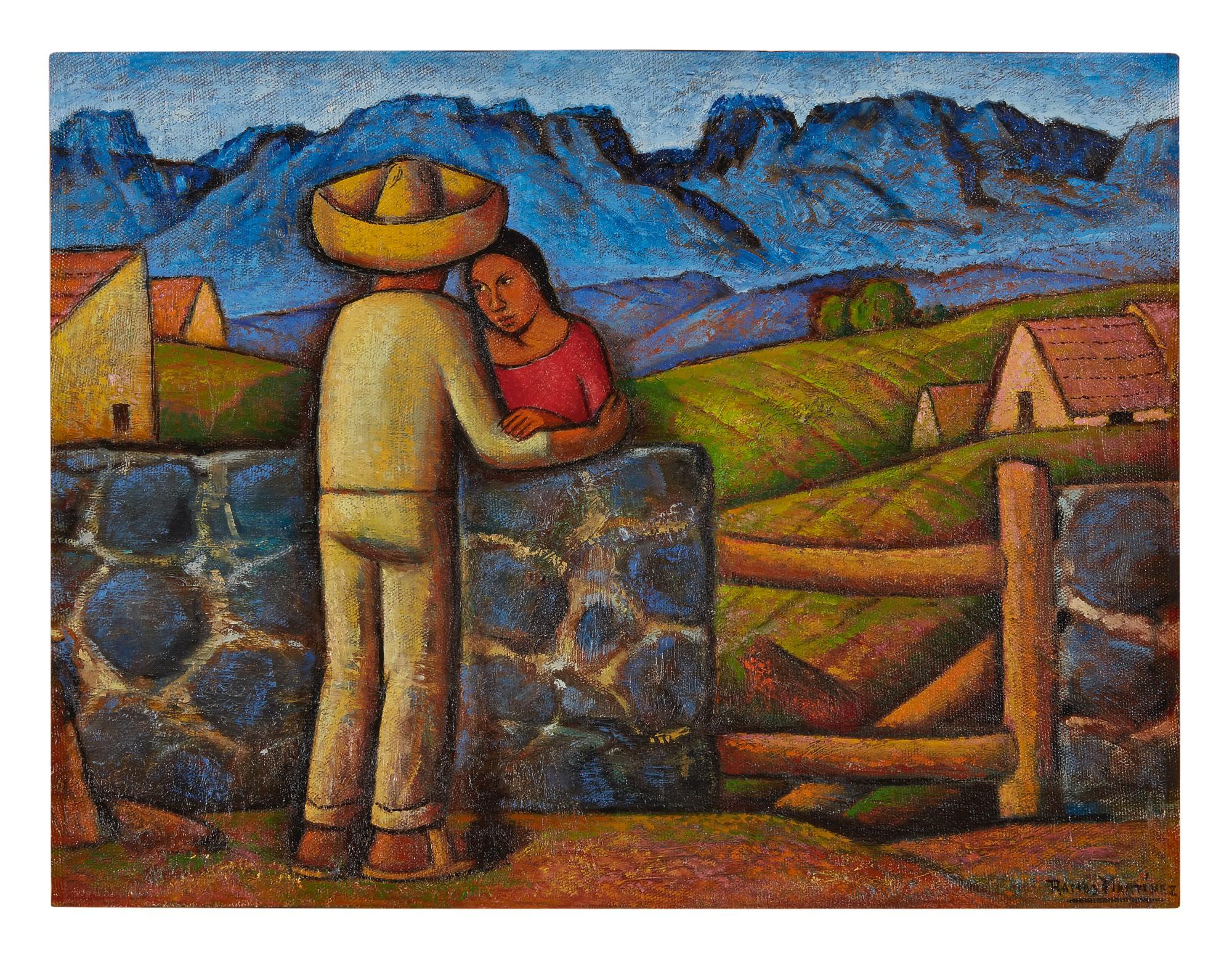 Alfredo Ramos Martínez - Los Novios (The Sweethearts)