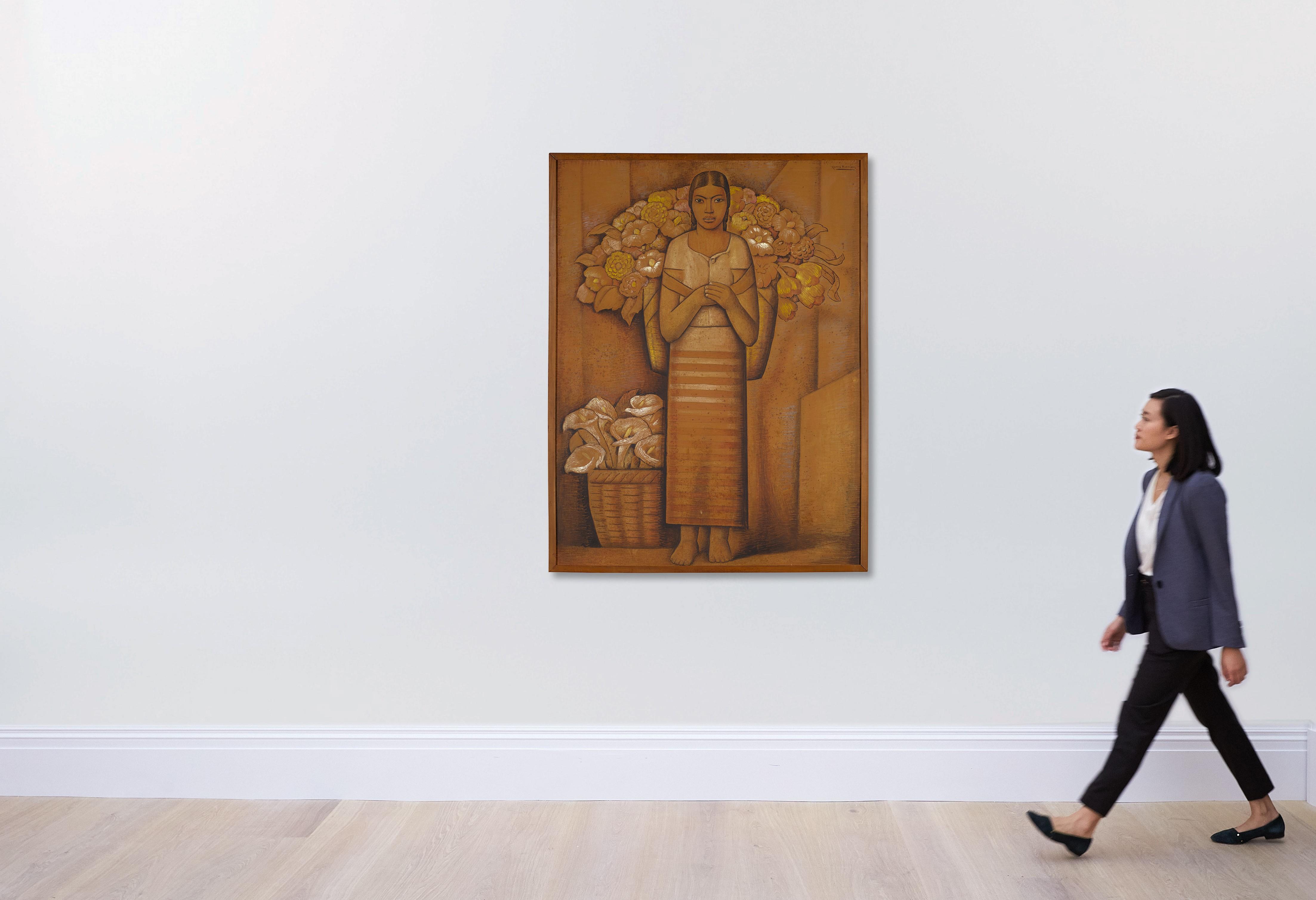 Alfredo Ramos Martínez - Mujer con flores