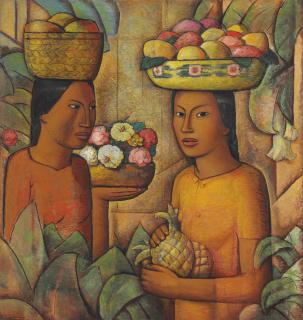 Alfredo Ramos Martínez - Mujeres con frutas (Women with Fruit)