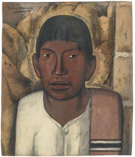 Alfredo Ramos Martínez - Niño Mexicano Con Sarape