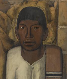 Alfredo Ramos Martínez - Niño Mexicano Con Zarape
