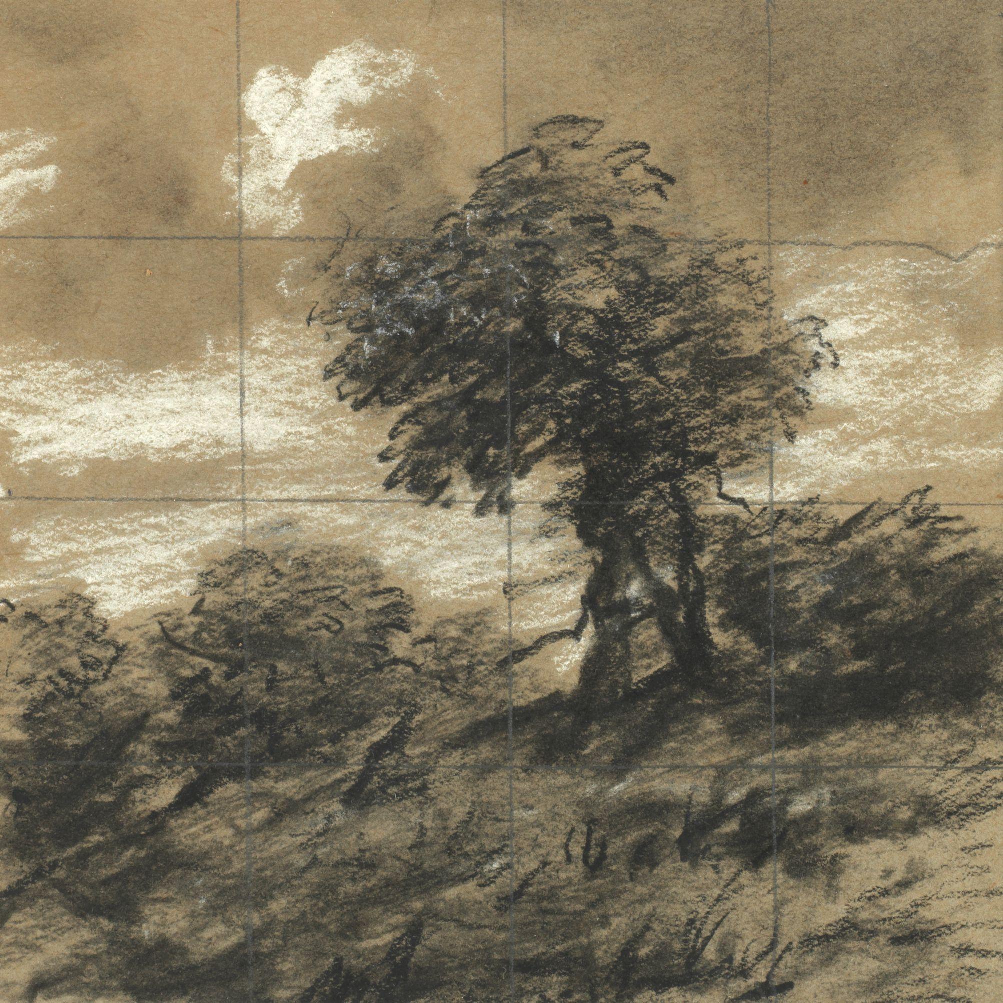 Algernon Cecil Newton R.A. - Study for A Gap in the Hedge