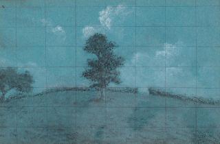 Algernon Cecil Newton R.A. - Study of Two Trees