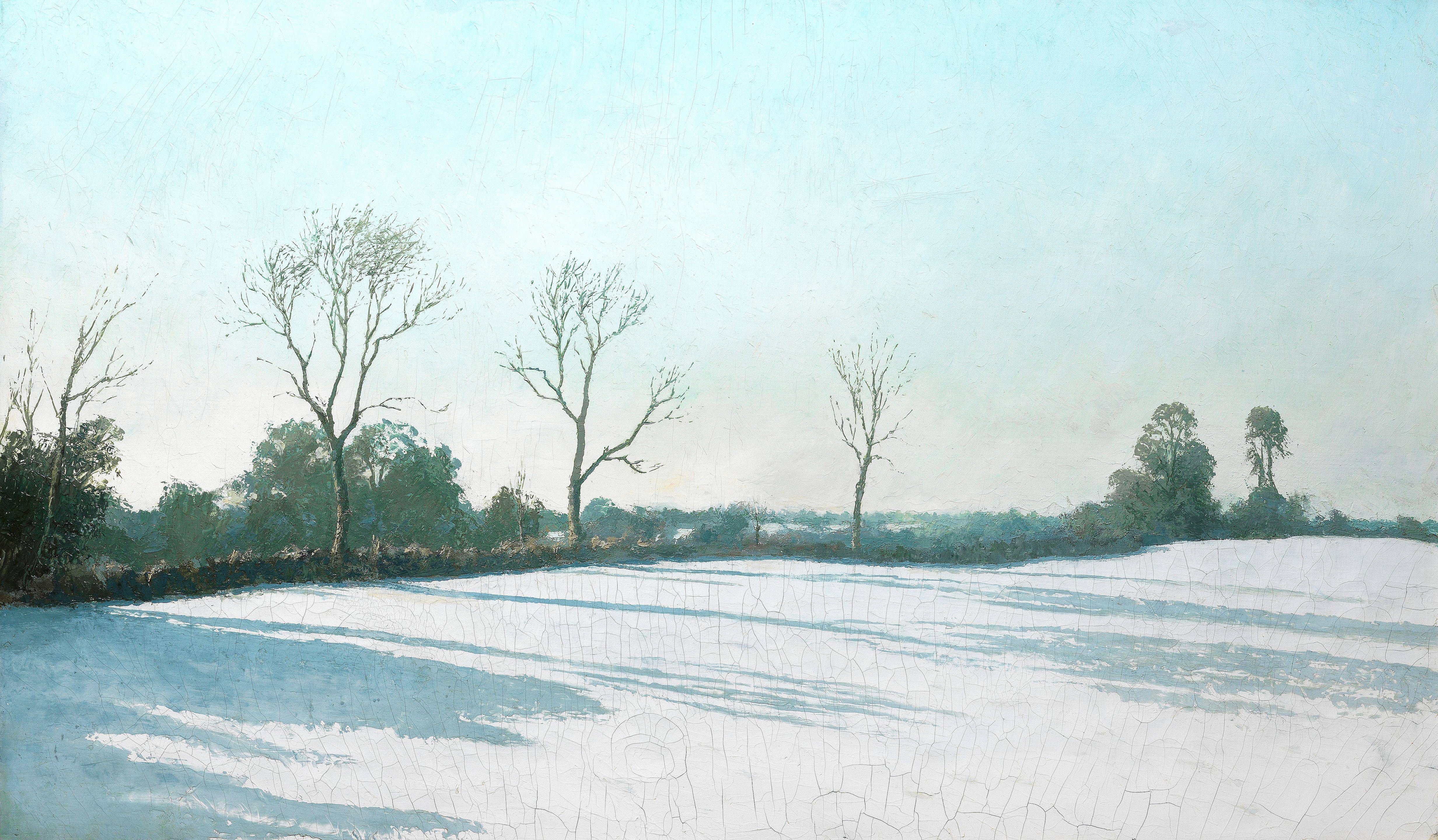 Algernon Cecil Newton R.A. - Winter Shadows