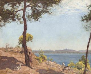 Algernon Mayon Talmage, R.A., R.O.I., R.W.A., A.R. - The Goat Herder