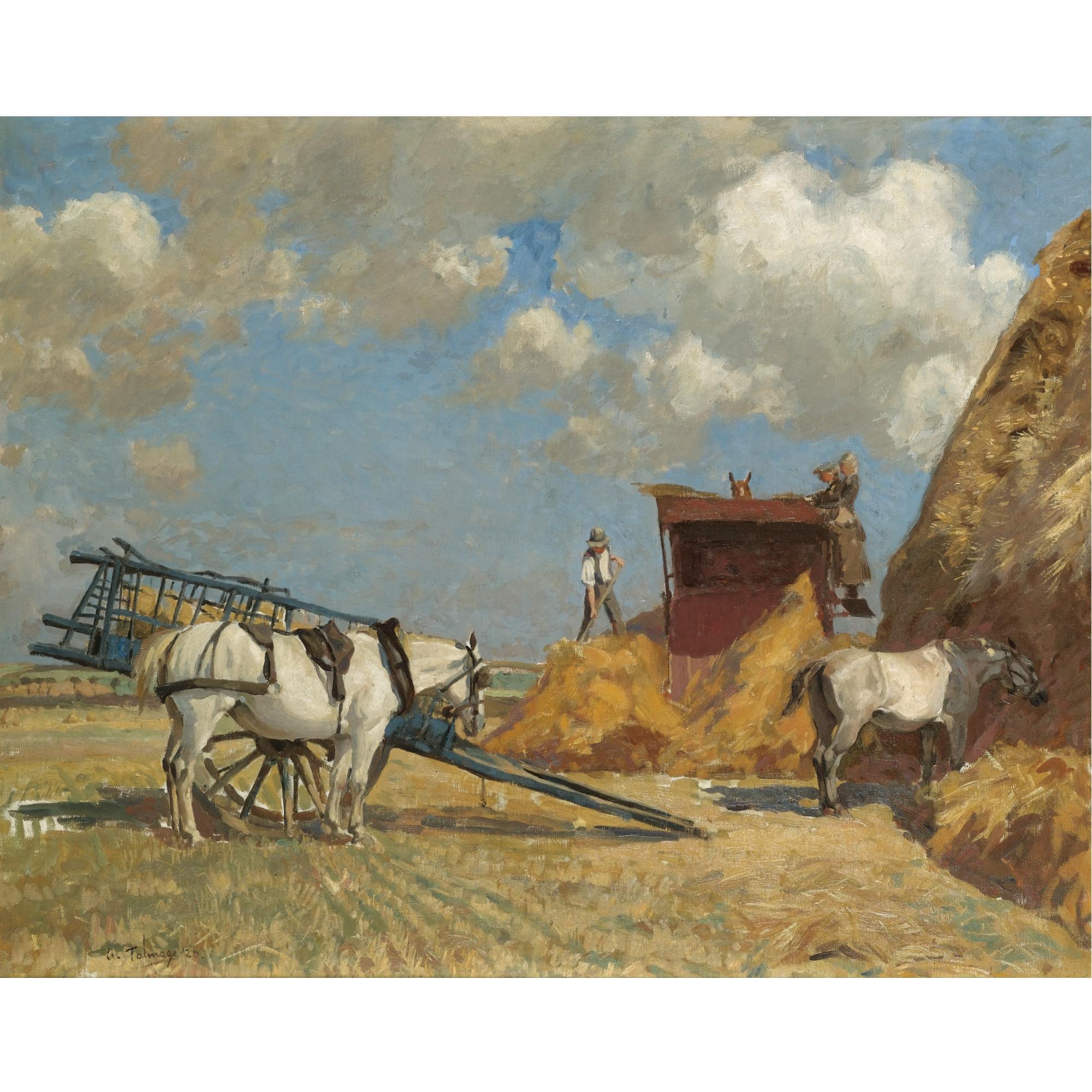 Algernon Mayon Talmage R.A., R.O.I. - Harvest Time