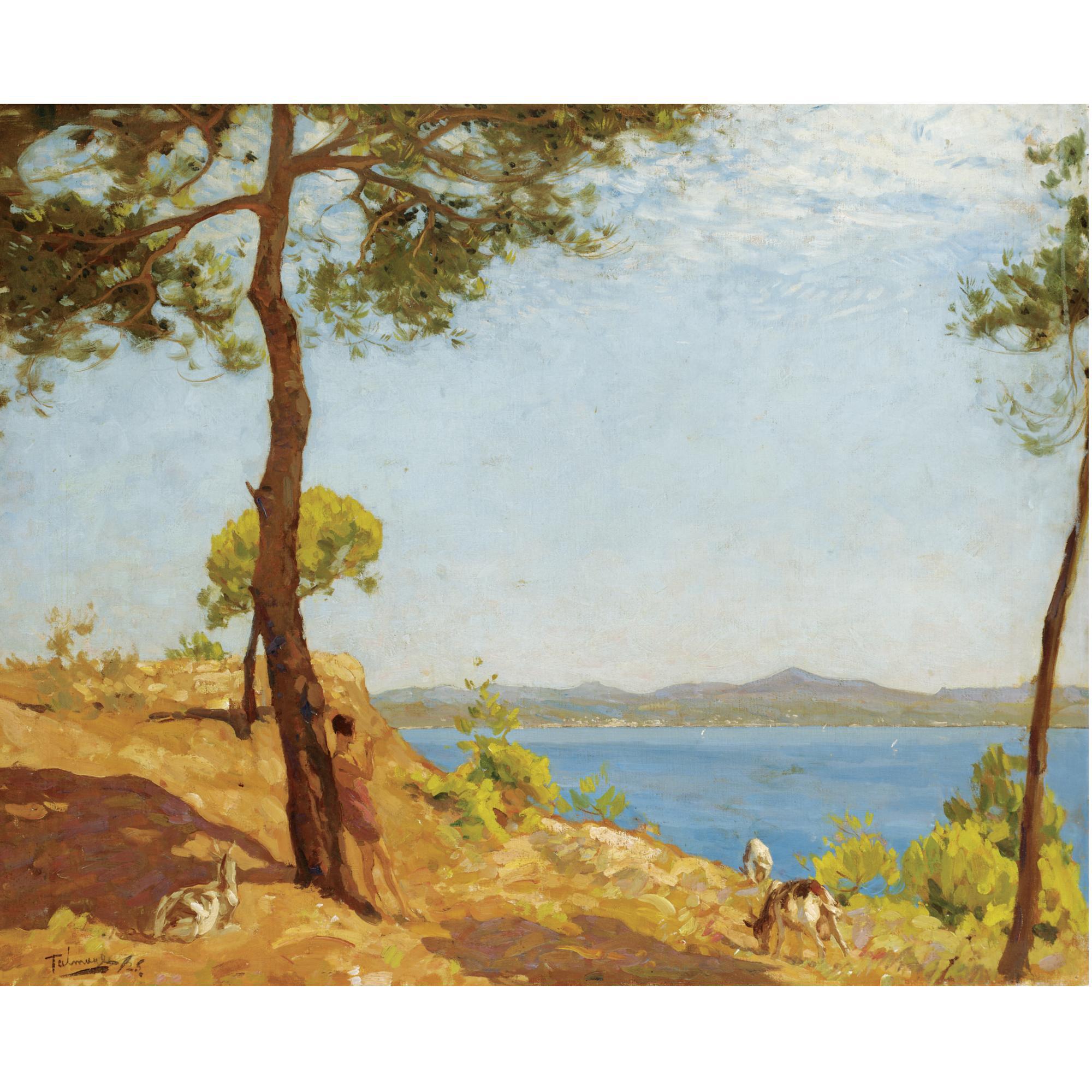 Algernon Mayon Talmage R.A., R.O.I. - The Goat Herder