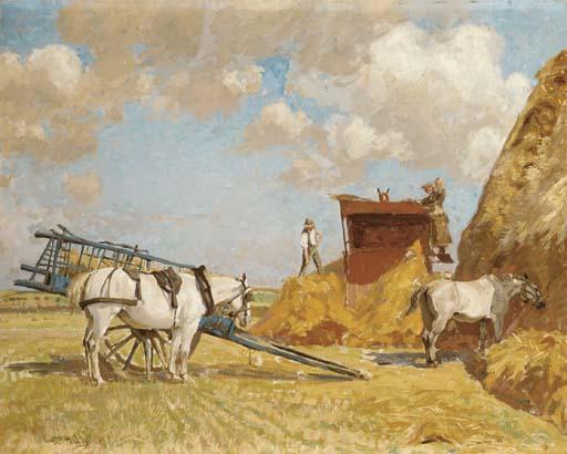 Algernon Talmage, R.A. - A French Harvest