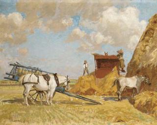 Algernon Talmage, R.A. - A French Harvest