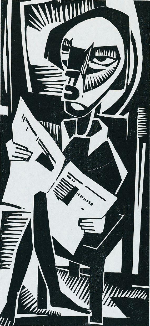 Ali Baumgarten - Zeitungsleser