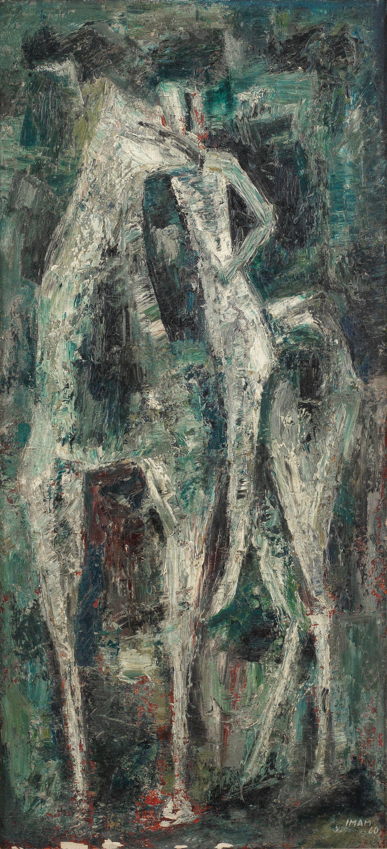 Ali Imam - Untitled (Figure on a Horse)