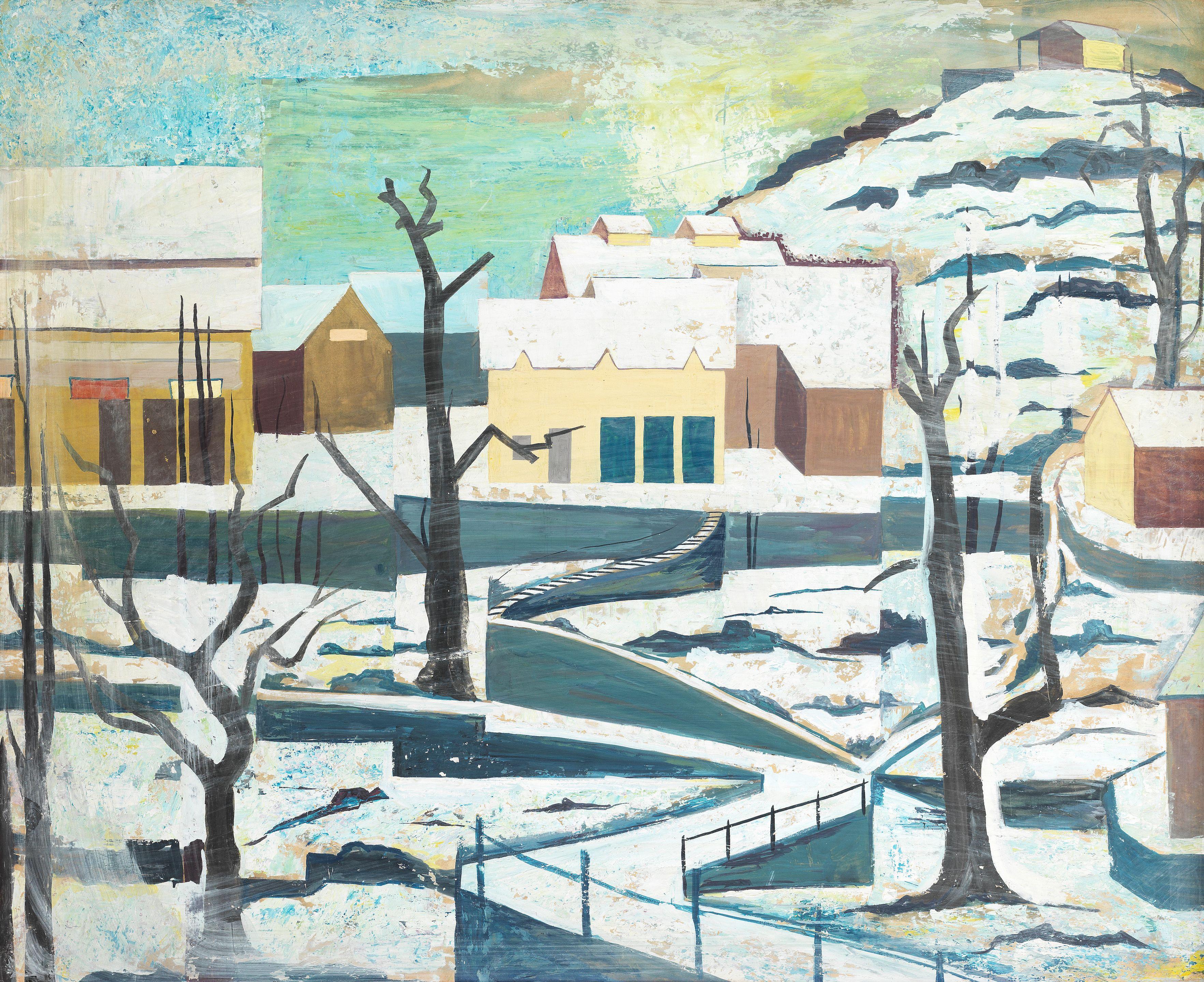 Ali Imam - Untitled (Winterscape)