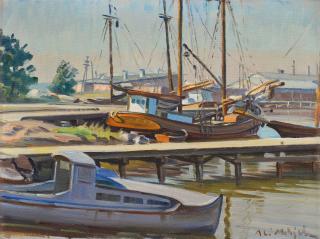 Ali Munsterhjelm - Motif From The Harbour.