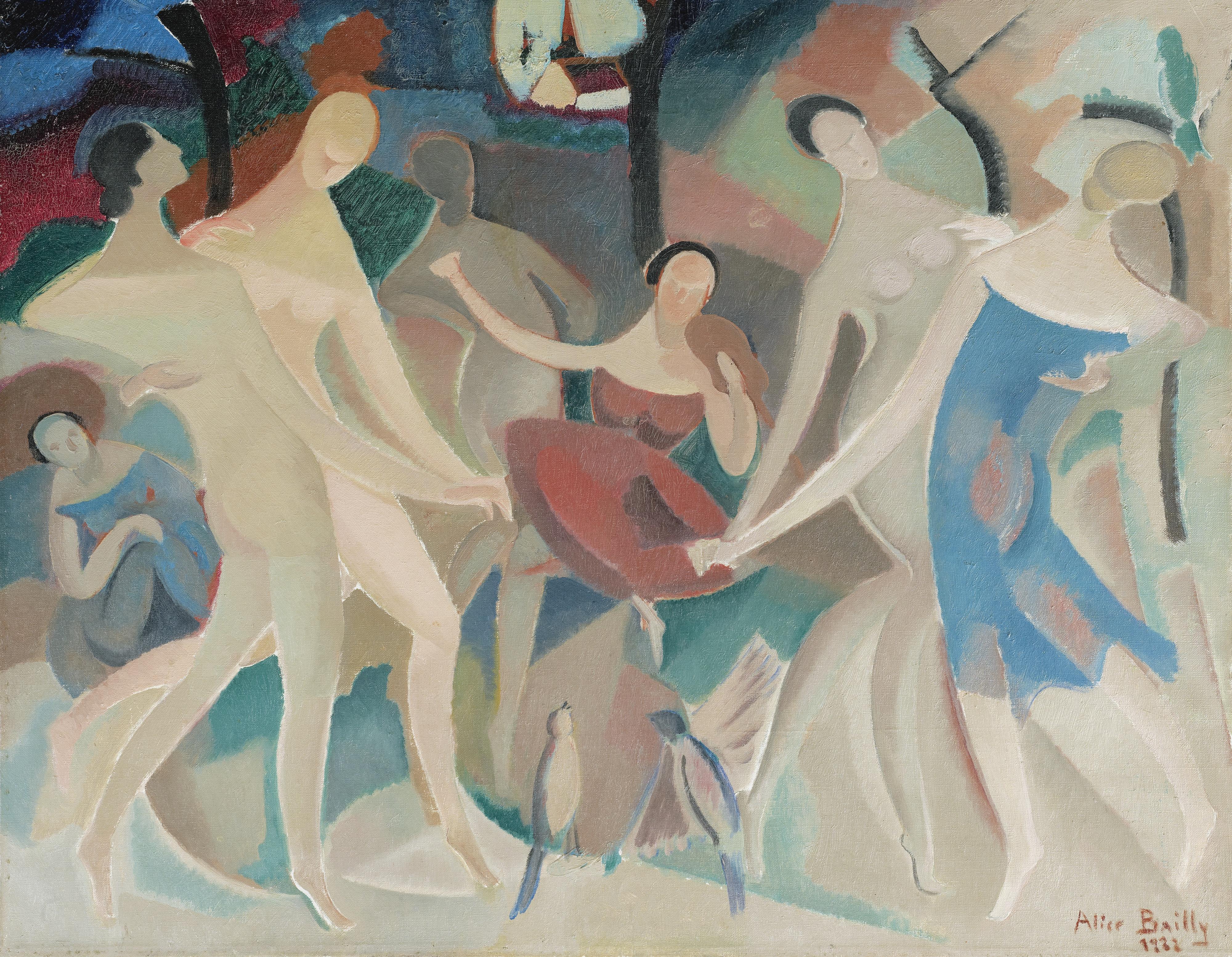Alice Bailly - La Joie Dans La Fôret, 1922 Joy In The Woods, 1922