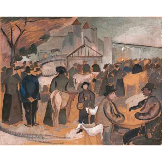 Alice Bailly - Le Grand Marché À Sion The Big Market In Sion