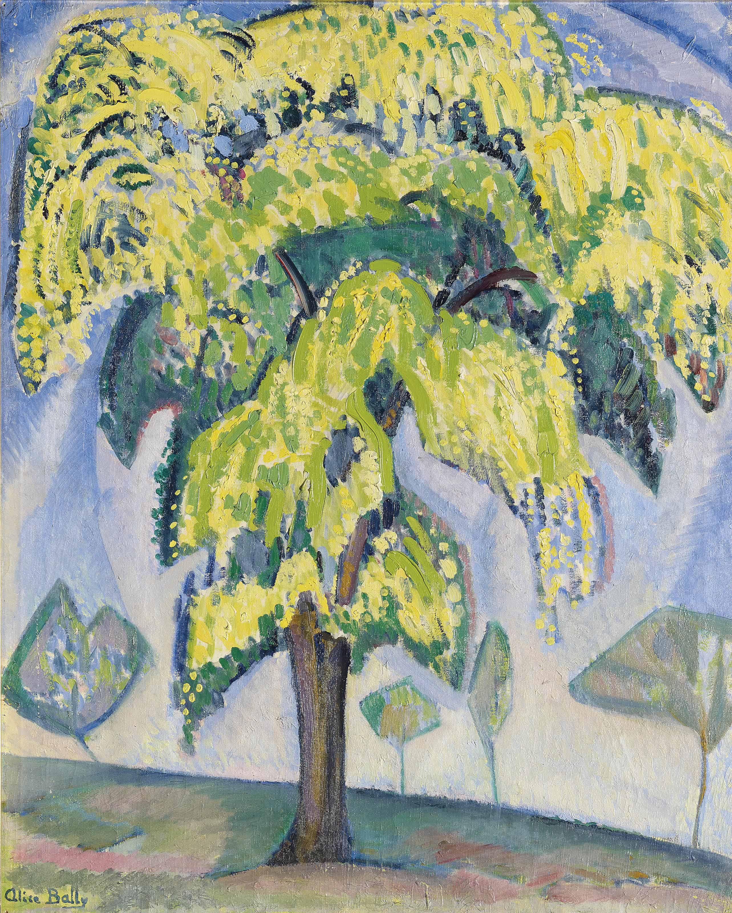 Alice Bailly - Le Poirier, um 1909