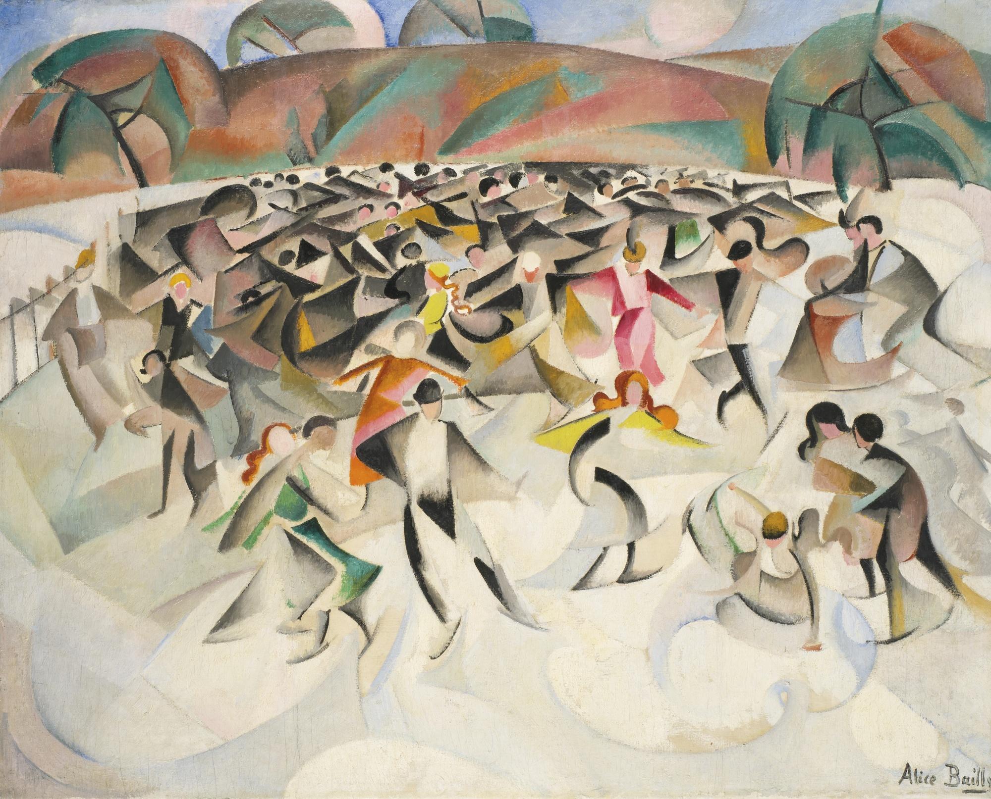 Alice Bailly - Patinage Au Bois De Boulogne